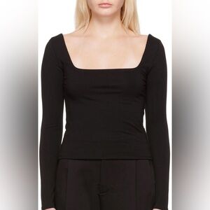 Vince Black Long Sleeve Top